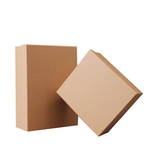 Caja de Regalo de Papel Kraft Personalizada, Caja de Regalo Negra con Tapa Cielo y Tierra, Caja de Embalaje Grande, Caja de Regalo para Cosméticos Personalizada - Product Image 1