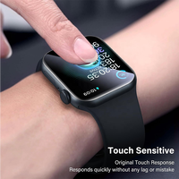 Protection d'écran de montre à haute transmission avec plateau d'installation intelligent pour Apple Watch Series 11 10 9 46mm 42mm 45mm 41mm OEM