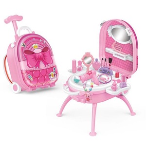 Maleta <span class=keywords><strong>de</strong></span> <span class=keywords><strong>Maquillaje</strong></span> 4 en 1, Juguetes para Niños, Maleta con Ruedas, Juguetes <span class=keywords><strong>de</strong></span> <span class=keywords><strong>Maquillaje</strong></span>, Juego <span class=keywords><strong>de</strong></span> Imitación para Niñas - Product Image 1