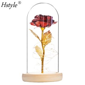 Fiore Incantato con Luce LED in Cupola di Vetro, Regalo <span class=keywords><strong>per</strong></span> Natale, <span class=keywords><strong>San</strong></span> <span class=keywords><strong>Valentino</strong></span>, Festa della Mamma, Compleanno <span class=keywords><strong>per</strong></span> Fidanzata, Moglie, <span class=keywords><strong>Lei</strong></span> SD403 - Product Image 4