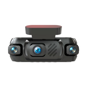 Caméra embarquée 4 canaux avec écran 3 pouces, caméras avant 2K, latérales 1080P, Wi-Fi intégré, GPS, vision nocturne H265 et moniteur de stationnement - Product Image 3