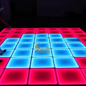 Newest Super Cool Colorful Wired Dmx Dance Floor For Stage Wedding Party