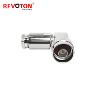 Connecteur mâle de type N Connecteur à angle droit pour câble coaxial RF LMR400 RG8 RG213 RG214