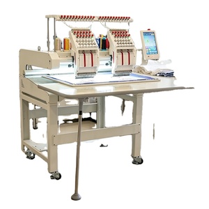 Máquina de Bordar Computarizada de Doble Cabezal y 12 Agujas para Gorras de 270 Grados, 40x50cm, para Camisetas y Prendas Planas - Product Image 1