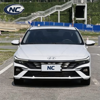 Voiture d'occasion Hyundai Elantra 2023 1.5L CVT LUX GLX Elite Conduite à gauche Berline Peinture d'origine Stock Vente en gros Livraison rapide
