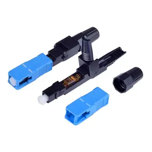 Hot Sales SL-01 SC UPC Assembly Quick Connecter applied in FTTH Drop Cable field termination SC APC Fiber optic Fast Connector