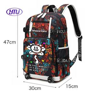 กระเป๋าเป้สะพายหลัง <span class=keywords><strong>Undertale</strong></span> กระเป๋าเป้สะพายหลังเรืองแสงรอบ<span class=keywords><strong>เกม</strong></span>แอนิเมชั่นรอบๆกระเป๋าเดินทางนักเรียนชายและหญิง - Product Image 5