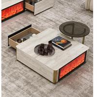 Armoire moderne et lumineuse en bois, meuble TV flottant, meuble TV de luxe