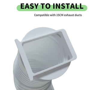 Climatisation portable manuelle en matériau ABS, connecteur d'interface de corps de climatisation et <span class=keywords><strong>adaptateur</strong></span> de fenêtre pour usage domestique - Product Image 4