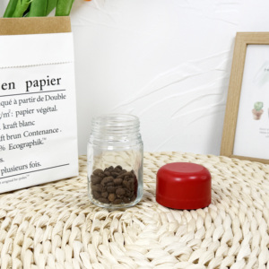 Vente flash : pot en verre blanc givré de 60 ml à 180 ml avec bouchon à sécurité enfant pour le stockage des herbes - Product Image 4