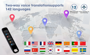 Le stylo de traduction intelligent à IA avec une capacité de batterie de 820 mAh est principalement utilisé pour les <span class=keywords><strong>étude</strong></span>s et les voyages. - Product Image 3
