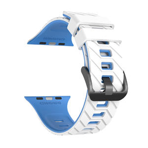 เหมาะสำหรับแอปเปิ้ลวอทช์สายนาฬิกาซิลิโคนแนวสปอร์ตผ้าทอลายทแยงรุ่น9876543210เป็นพิเศษ - Product Image 6