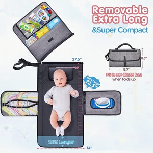 Baby Portable Diaper <strong>Changing</strong> Pad Travel Waterproof Compact Diaper Pad Light Weight <strong>Foldable</strong> Diaper <strong>Changing</strong> <strong>Table</strong> for Newborns - Product Image 3
