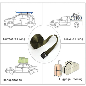 Correas de Amarre de Carga Resistentes y Duraderas de Alta Calidad con Hebilla de Leva, Cinta de Poliéster Premium, Capacidad de Rotura de 800 kg - Product Image 3