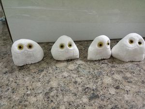 Sculpture d'animal <span class=keywords><strong>de</strong></span> jardin en pierre polie, hibou en granit et marbre sculpté à la main, décoration <span class=keywords><strong>de</strong></span> luxe - Product Image 4