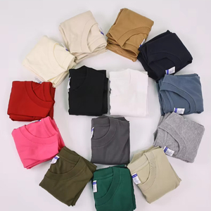 T-shirt vierge en coton 100% de haute qualité 230g pour dropshipping, taille européenne, extensible, col rond, pour homme, coupe oversize - Product Image 3