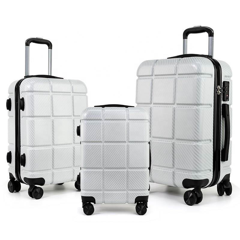 Luxury ABS PC Travelling Trolley Suitcase Luggage Bag Case Laggage Set on Wheels