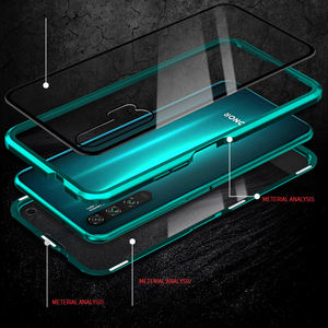 Ốp Nam Châm Ốp Chống Sốc Kim Loại Màn Hình Kính Cường Lực 9H Trước + Sau 360 Cho Honor 20/20Pro - Product Image 4