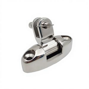 316 Stainless Steel Marine Deck <b>Hinges</b> and <b>Spring</b> Pin Mountain-Shaped Seats New Awning Accessories for Boat Marine Hardware - Product Image 4