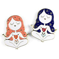 Épinglette en émail personnalisée rapide avec logo, badges métalliques, broche, ruban rose, cadeaux de sensibilisation au cancer du sein, ensemble d'épinglettes de revers