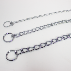 Modernes Edelstahl-Haustier halsband Robustes Eisen-Hunde katzen halsband mit personal isierter Ketten dekoration Weich und für das Training beim Gehen - Product Image 2