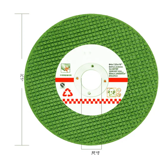 Grote Voorraden En Cheep Prijs Metalen Gebouw 4 Inch Scherp En Duurzaam Schuurgereedschap Ijzeren Snijschijf Voor Inox En Metaal