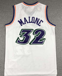 เสื้อบาสเกตบอล # 28 เซนกุน # 0 แม็กซี่ # 32 มาโลน # ชุดกีฬาผู้ชายปักลายบัตเลอร์ 3 แบบ 10 ชิ้น ขายส่ง - Product Image 4