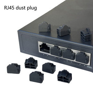 RJ45 Ethernet Port Dust Plug Silicone <strong>Cable</strong> Interface Plug <strong>Computer</strong> Router Switch Network Card Server <strong>Rubber</strong> Plug - Product Image 1