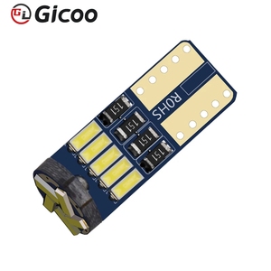 GICOO LED Highlight T10 Small <b>Bulbs</b> 4014-15SMD Canbus Car Signal LED Lights Auto Reading Dome Lamp - Product Image 4