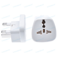 Adaptateur de prise de voyage universel CN AU EU US vers Royaume-Uni, Arabie Saoudite, Singapour, Hong Kong, convertisseur de courant électrique AC, type de prise G 13a