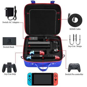 Bolso de viaje Eva 2 en 1 para Nintendo <span class=keywords><strong>Switch</strong></span>, estuche de transporte para equipaje, bolsa protectora para consola de juegos, funda de almacenamiento para N-<span class=keywords><strong>Switch</strong></span> - Product Image 6