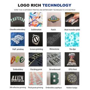 T-shirts personnalisés OEM ODM tendance, qualité supérieure pour impression numérique, streetwear hip-hop, t-shirts épais délavés à l'acide - Product Image 4