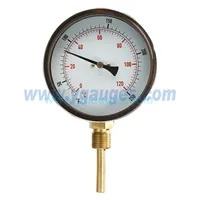 Hot Water Temperature Gauge, Bimetal Thermometer