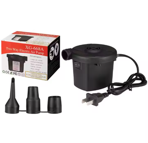 Gran oferta, bomba eléctrica para colchón <span class=keywords><strong>de</strong></span> aire, compresor Inflador <span class=keywords><strong>de</strong></span> plástico para acampar, hogar, barco, conveniente colchón <span class=keywords><strong>de</strong></span> aire portátil - Product Image 2