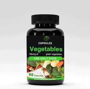 Complément Alimentaire Végétal Quotidien OEM/ODM : Mélange de Poudre de Légumes Verts et Capsules de Nourriture Végétale - Product Image 1