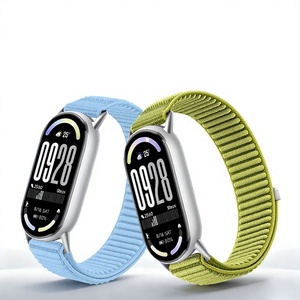 Correa de Nailon Trenzado con Diseño de Montaña Compatible con Band 10, Cierre de Gancho y Bucle para Reloj Inteligente de Fitness 10/9/8 - Product Image 1
