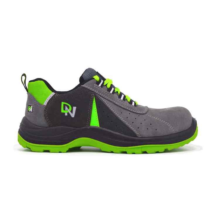 Unisex S1PL SR-DN JUPITER Low Cut Safety Shoe Anti-Static Anti-Branding Winter Protective Leather Upper for Factories