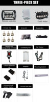 Télécommande noire 6 leviers, bon prix, étanche IP68, sans fil, pour grue, camion, personnalisable, bonne qualité