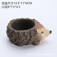 Résine Artisanat Décoration De Jardin Saint Valentin Cadeau Animal Tortue Souris Lapin Pot De Fleurs Plantation Fleurs figure animale