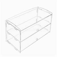 Présentoir de pâtisserie en acrylique, pièces, 2 niveaux, pour gâteaux, donuts, Cupcakes, armoire de présentation pour aliments