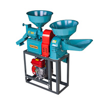 Machine à décortiquer le riz à moteur à essence/électrique 300-350 kg/h, mini décortiqueuse de riz, moulin à riz pour céréales, millet, sorgho, blé