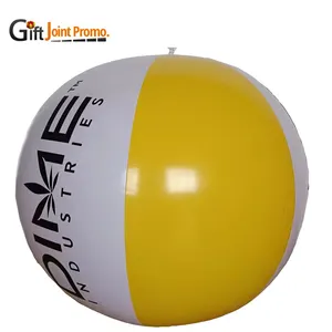 Pelota inflable gigante para la playa, juguete de plástico personalizado con impresión de logotipo Unisex, 100 unidades, venta al por mayor