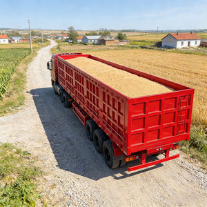 Semi-remorque à déchargement latéral à quatre essieux pour transport longue distance et lourd, vente directe d'usine de haute qualité - Product Image 1