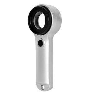 एलईडी रोशनी वाली आंख डबल के 9 ऑप्टिकल ग्लास लेंस हैंडहेल्ड रिचार्जेबल 30 एक्स मैग्निफायर - Product Image 1