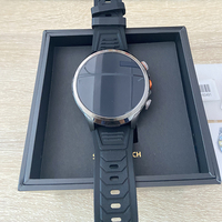 Jam Tangan Pintar Android 4G Slot Kartu SIM NFC WiFi GPS Navigasi RAM 3GB ROM 32GB 1100mAh Ponsel Bulat Smartwatch dengan Kamera