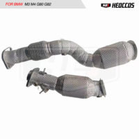 Tubo de Escape de Acero Inoxidable de Alta Calidad con Aislamiento Térmico para BMW M3 M4 G8X 3.0T, Convertidor Catalítico de Alto Flujo y Rendimiento