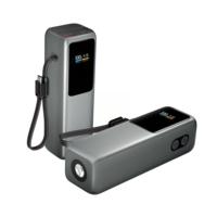 Batterie externe pour ordinateur portable 165W, chargeur portable 27000mAh avec lampe de poche intégrée, câble USB-C, affichage LED, charge super rapide