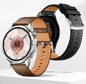Bracelet en cuir Upro 22 mm pour Huawei Watch GT 6 5 4 3 46 mm, bracelet en cuir de vachette pour affaires, bracelet de remplacement - Product Image 1
