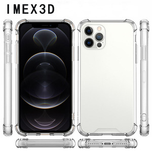 Capa de Celular 2 em 1 de Alta Qualidade Transparente Cristalina para iPhone 17 18 Pro Max, Design Personalizado, Capa Rígida em TPU+PC, Mais Vendida - Product Image 2
