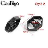 100 pièces embouts de verrouillage de cordon, pince de butée en plastique, Clip de corde coulissant, bricolage de lacet, sacs à cordon, accessoires de lanière de vêtement noir